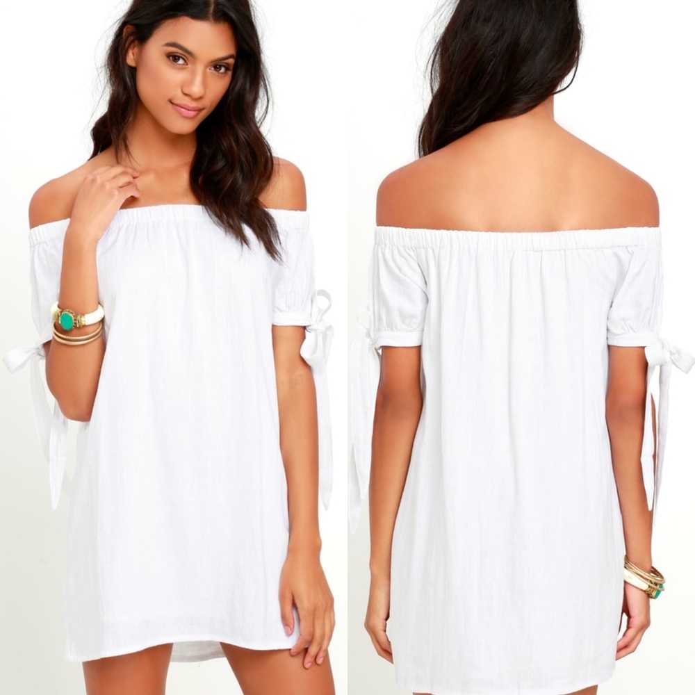 Lulus Off the Shoulder Dress, Size Small